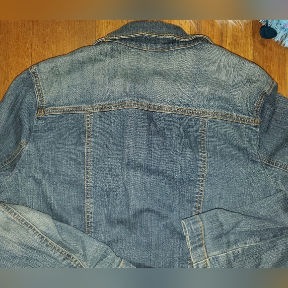St. John's Bay Stretch Blue Jean Jacket - Picture 9 of 9
